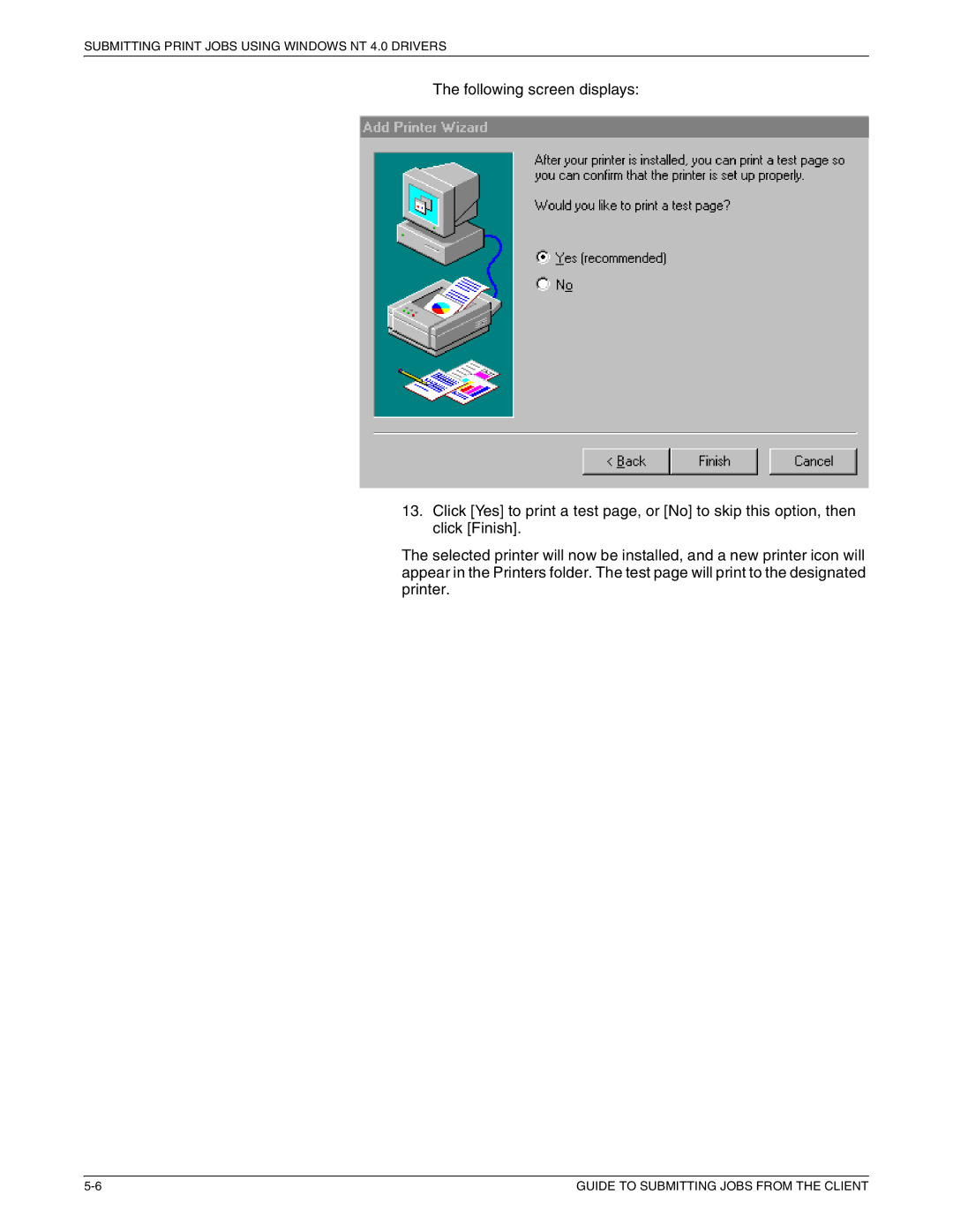 Xerox 721P87481 manual Submitting Print Jobs Using Windows NT 4.0 Drivers 