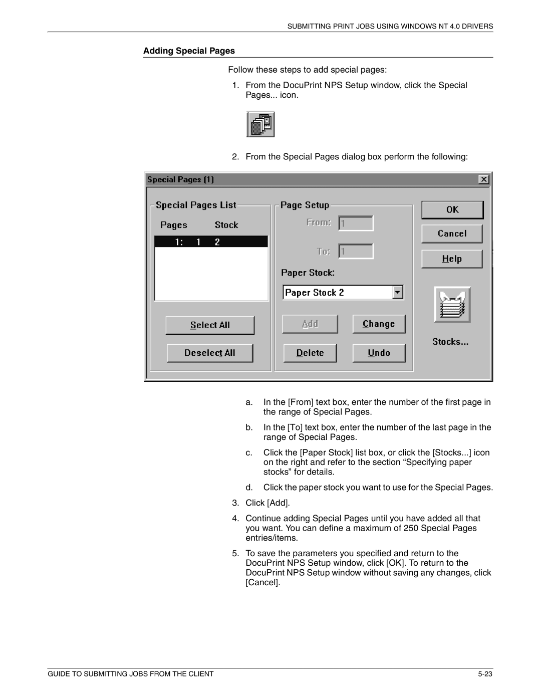 Xerox 721P87481 manual Adding Special Pages 