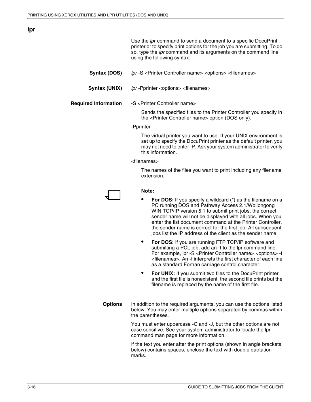 Xerox 721P87481 manual Lpr 