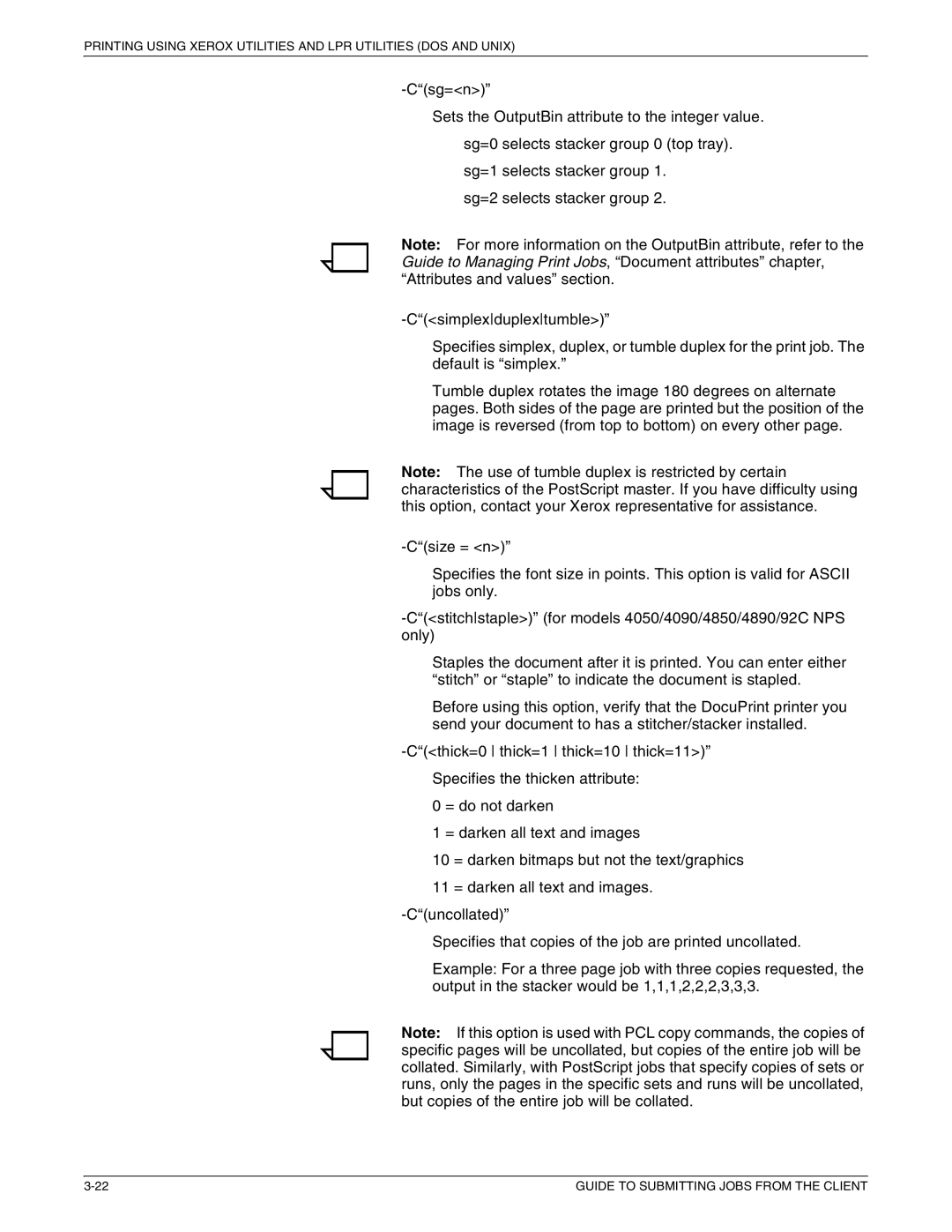 Xerox 721P87481 manual Guide to Submitting Jobs from the Client 