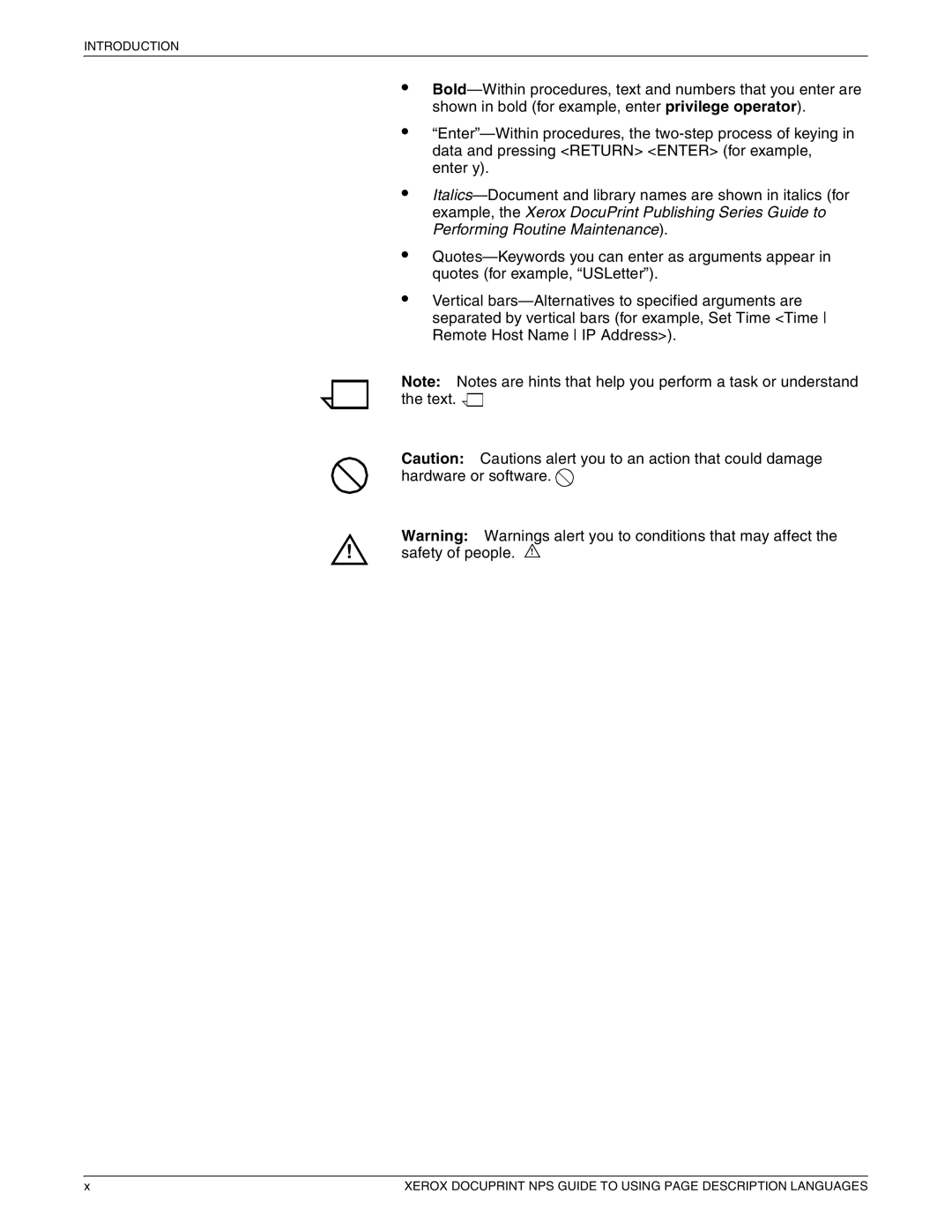 Xerox 721P87491 manual Introduction 