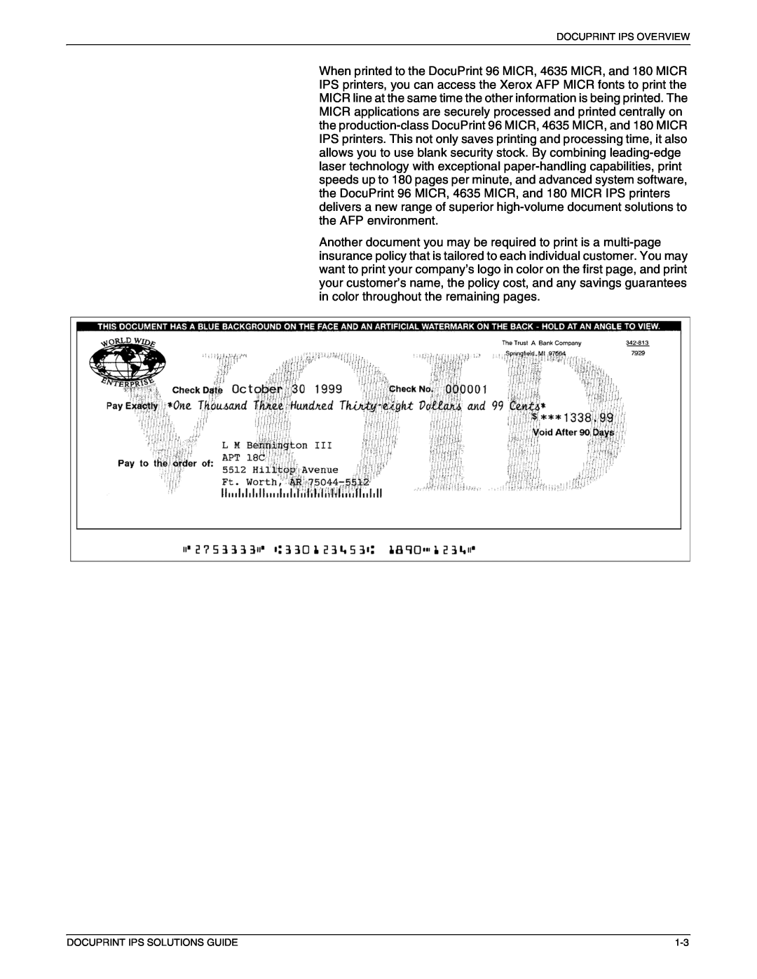 Xerox 721P88200 manual Docuprint Ips Overview, Docuprint Ips Solutions Guide 