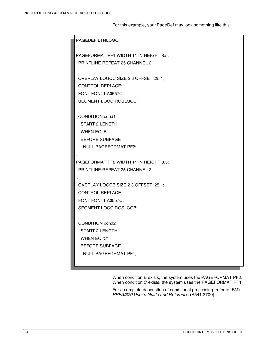 Xerox 721P88200 manual PPFA/370 User’s Guide and Reference S544-3700 