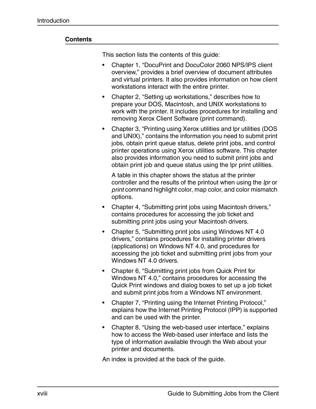 Xerox 721P90350 manual Contents 