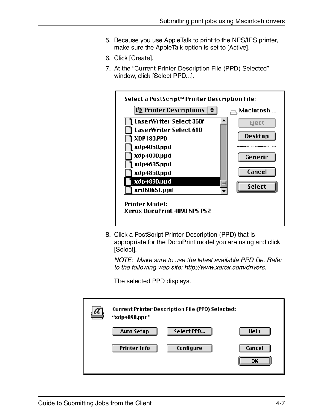 Xerox 721P90350 manual 