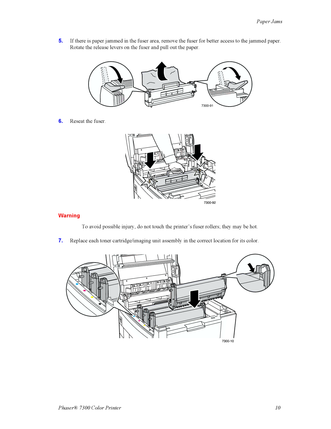 Xerox manual 7300-92 