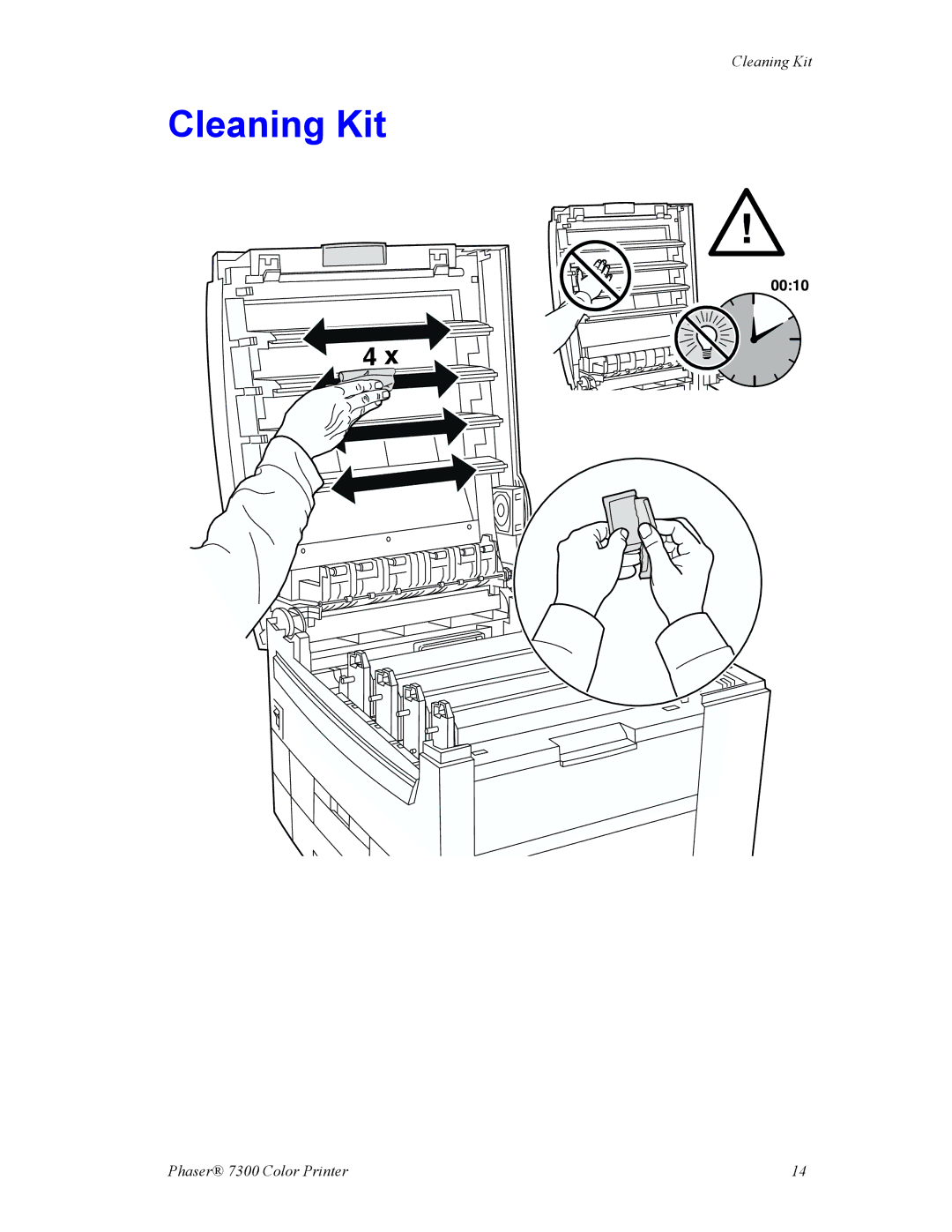 Xerox 7300 manual Cleaning Kit 