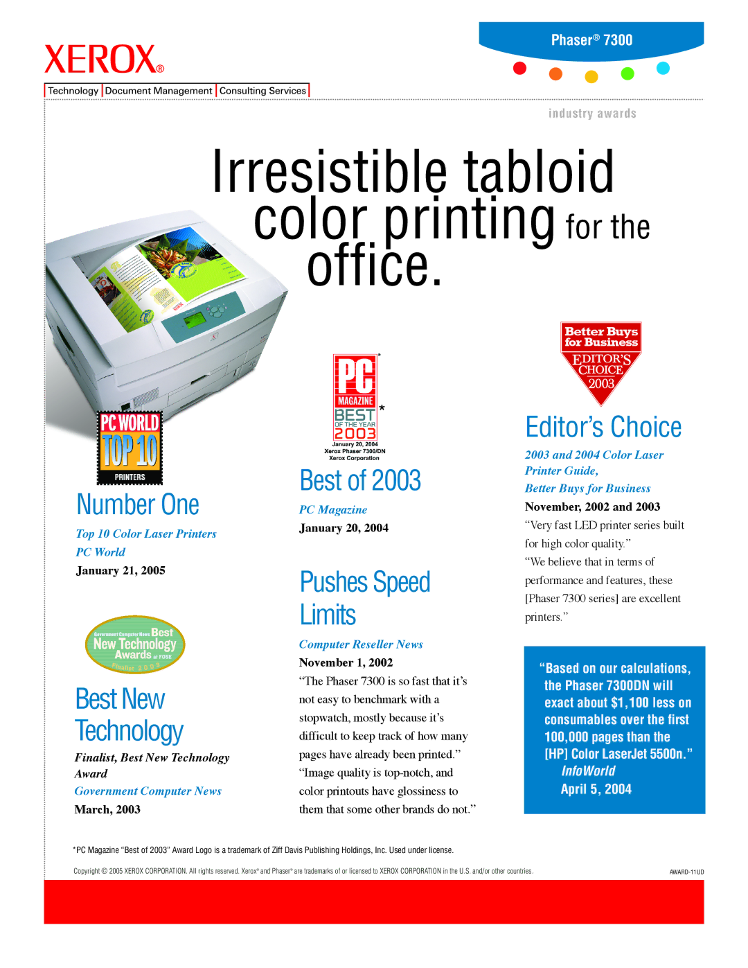 Xerox 7300DN manual Office 