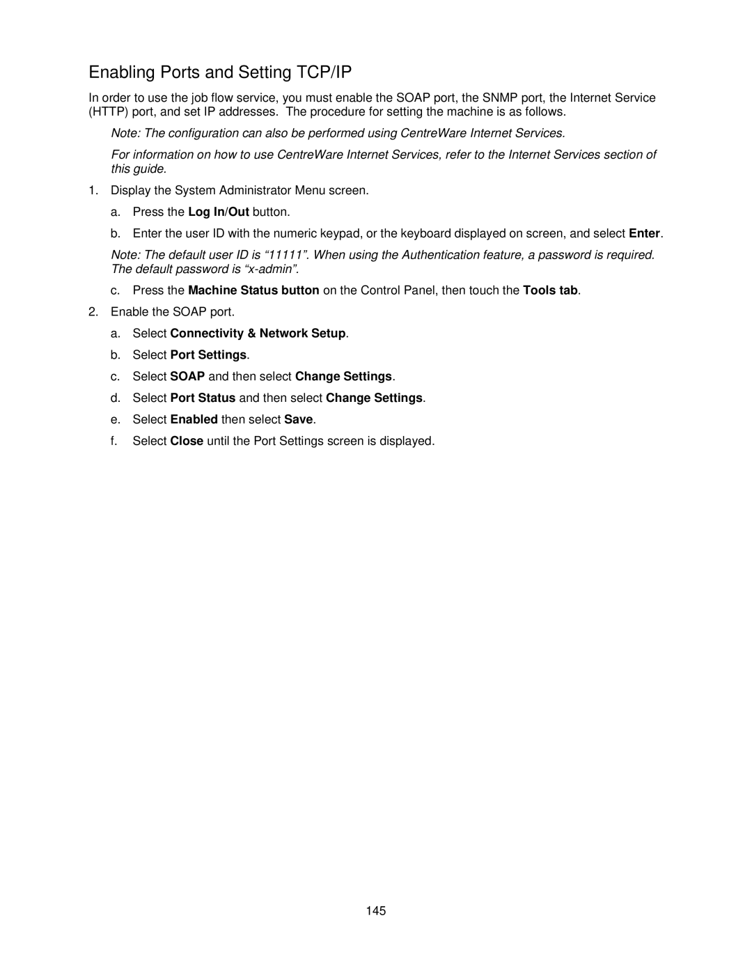 Xerox 7345, 7335 manual Select Soap and then select Change Settings 