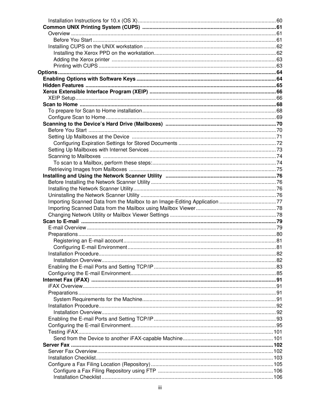 Xerox 7345, 7335 manual To prepare for Scan to Home installation, 102 