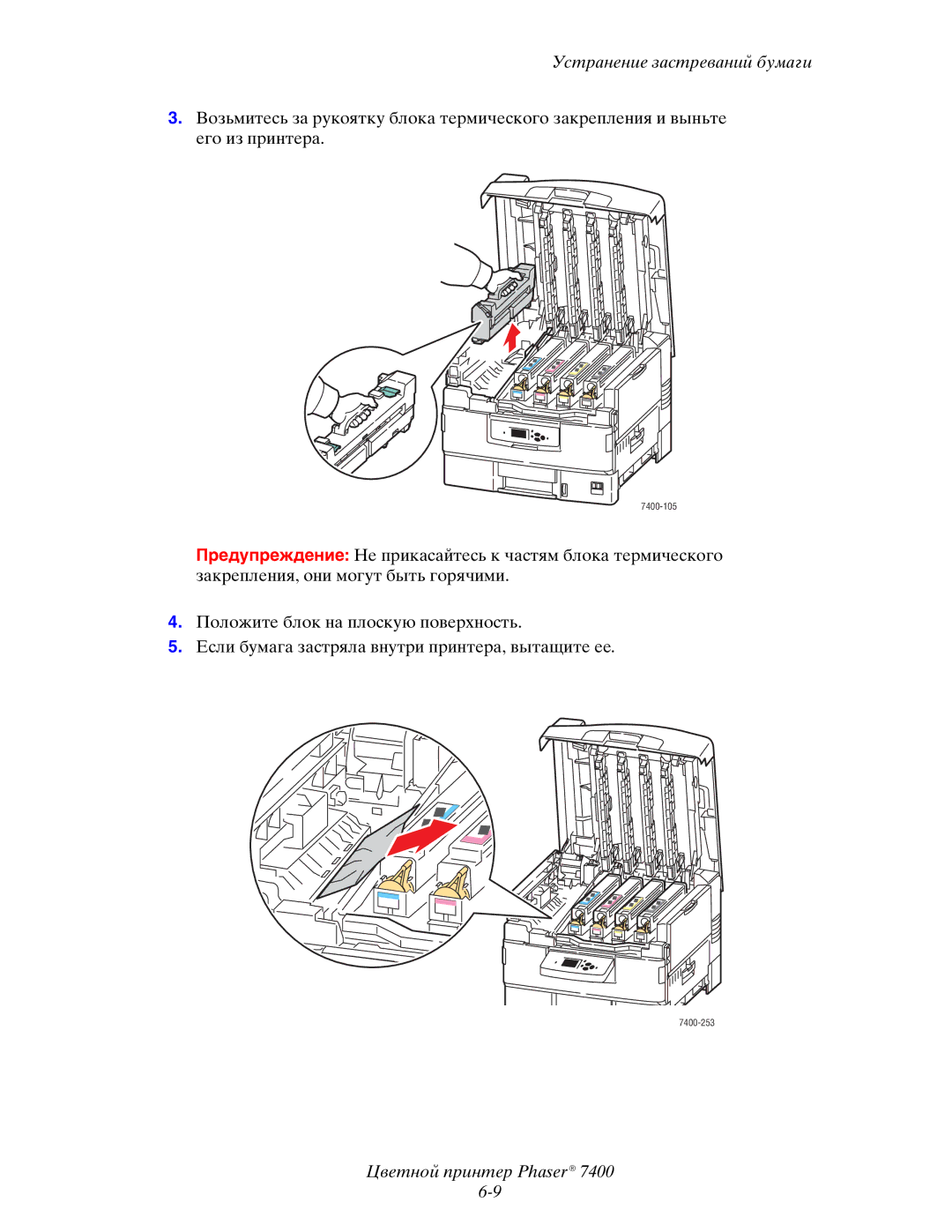 Xerox manual 7400-105 