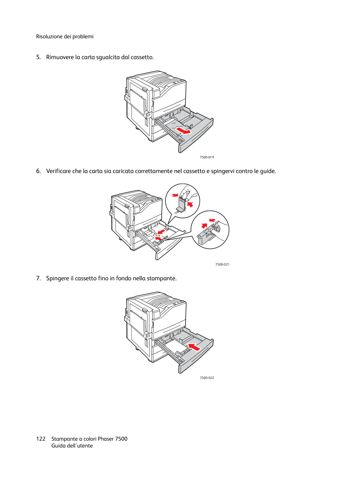 Xerox manual 7500-019 