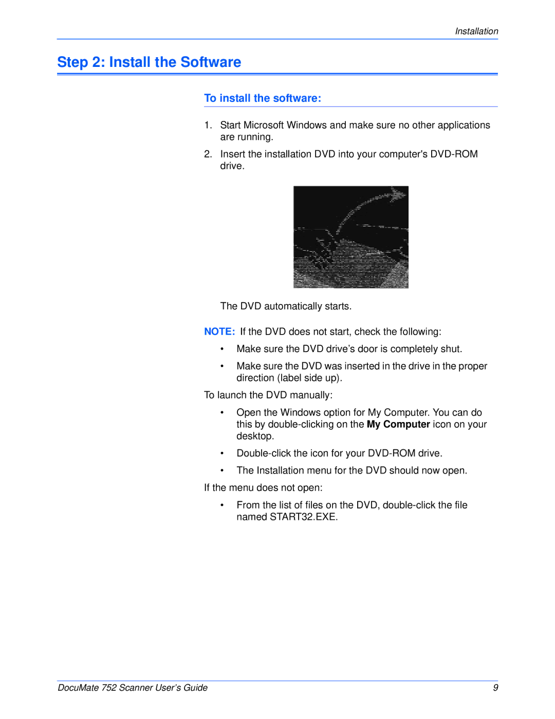 Xerox 752 manual Install the Software, To install the software 