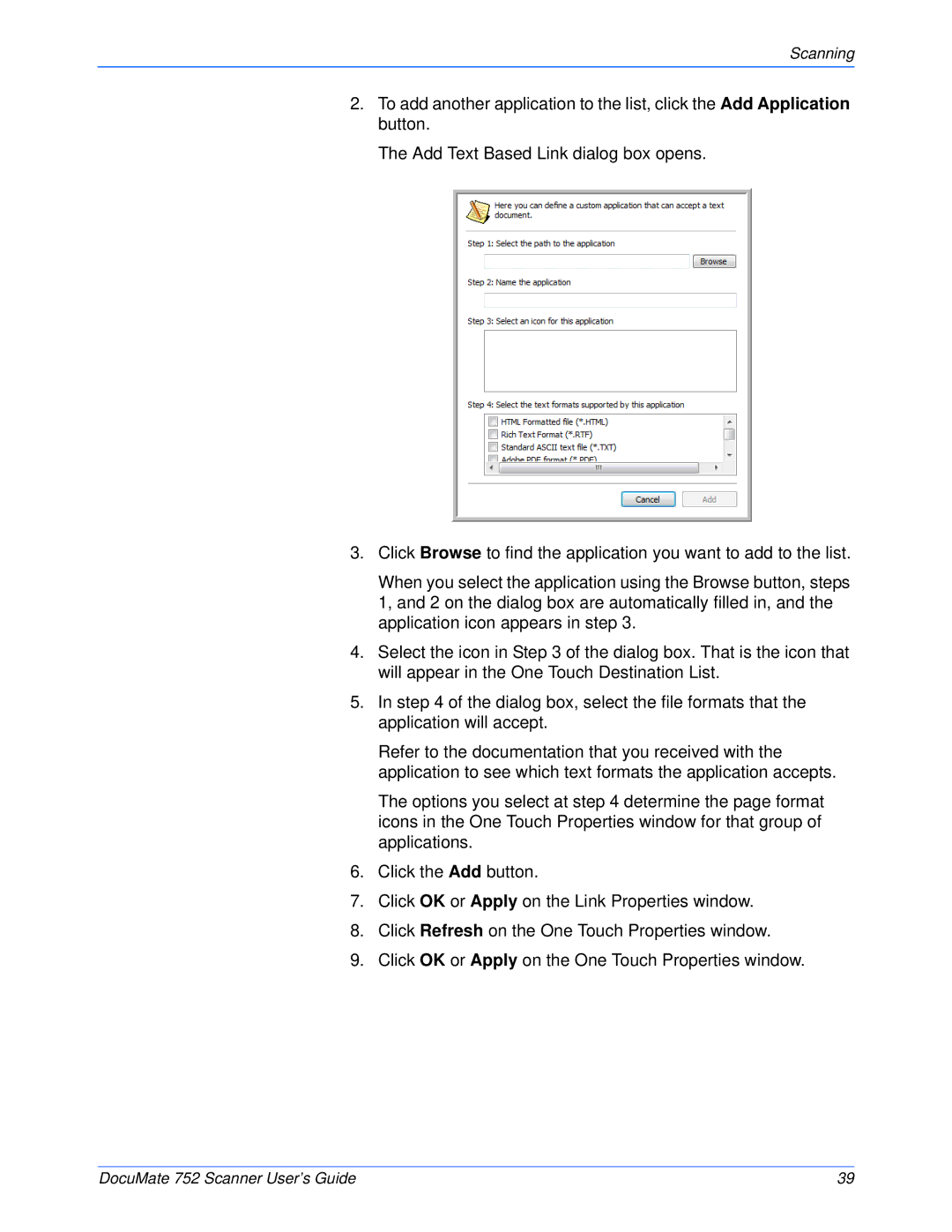 Xerox 752 manual Scanning 