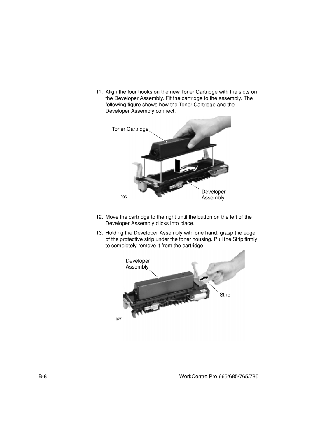 Xerox 685, 765, 665, 785 manual Assembly 