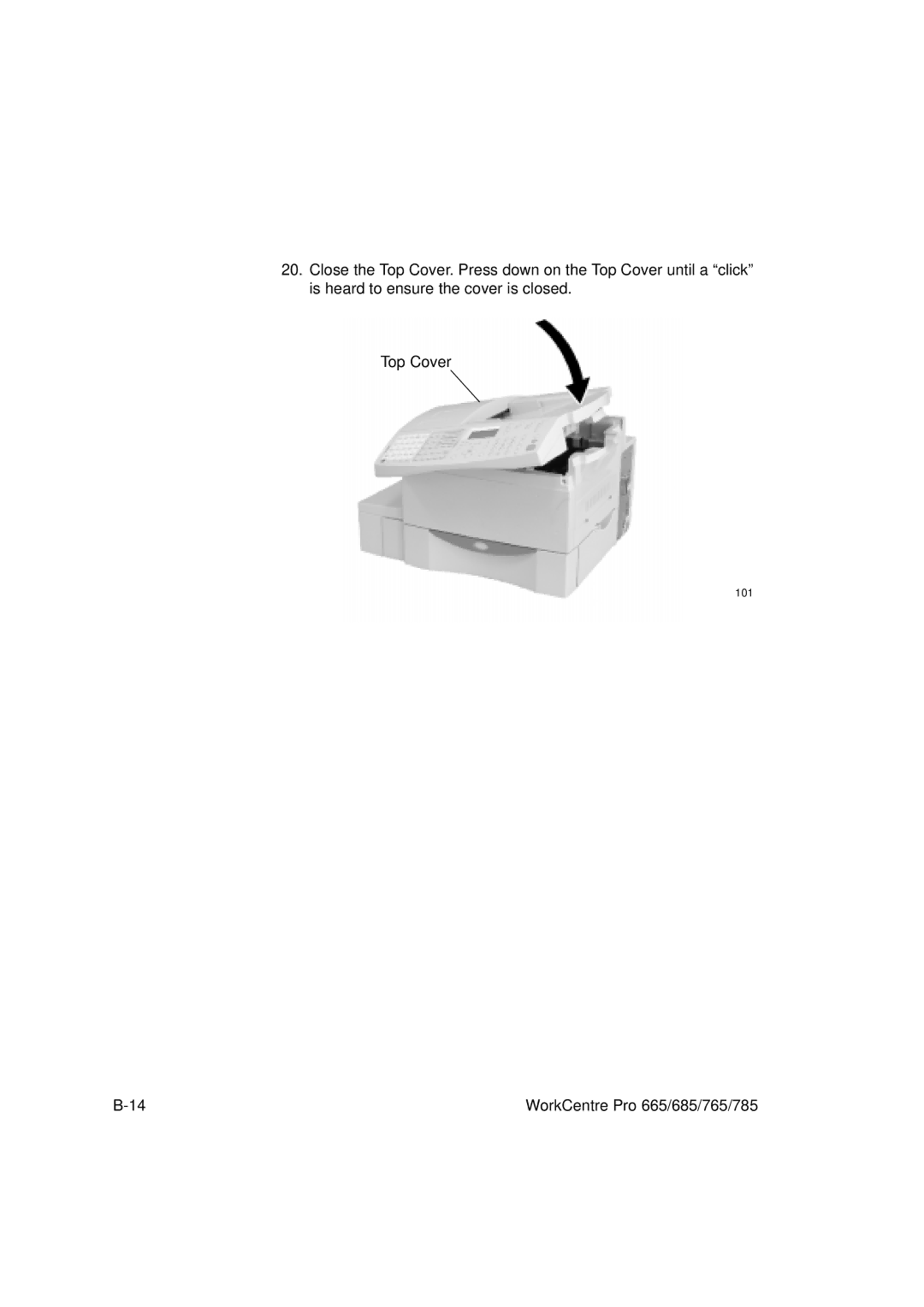 Xerox 765, 665, 685, 785 manual 101 