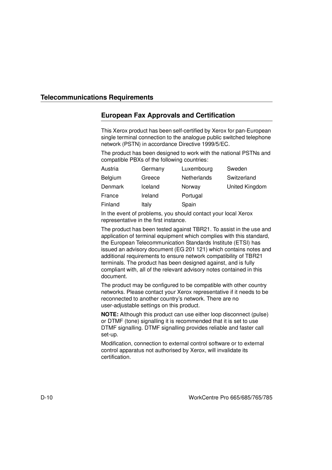 Xerox 685, 765, 665, 785 manual 