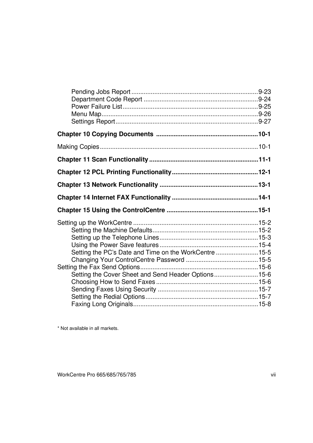 Xerox 665, 765, 685, 785 manual Copying Documents 10-1 