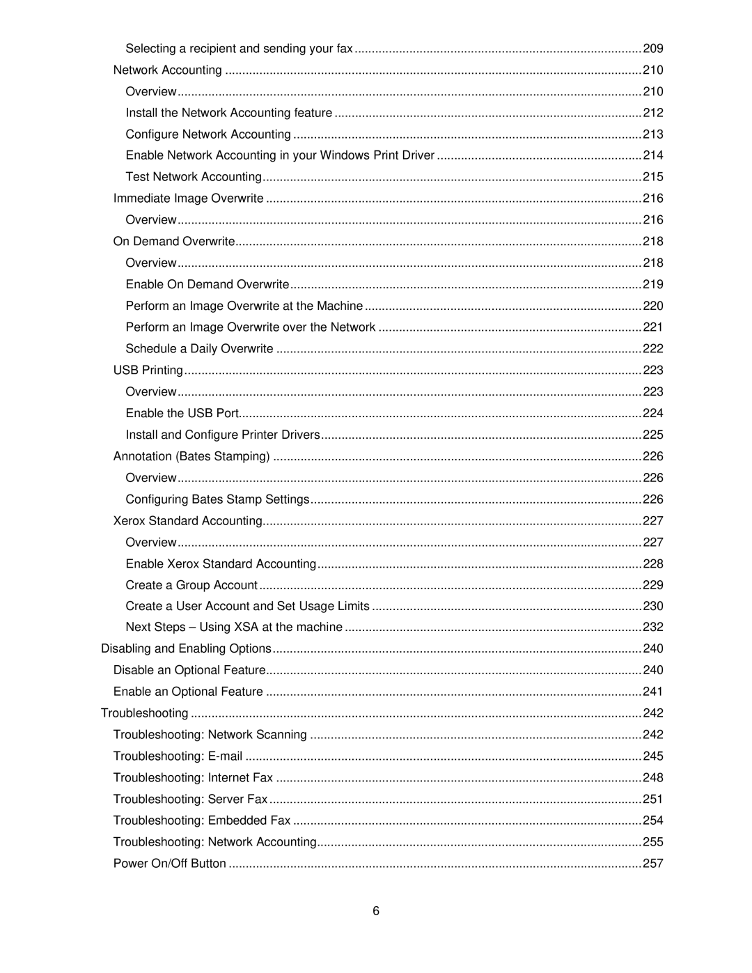 Xerox 7655, 7665, 7675 manual Selecting a recipient and sending your fax 209 