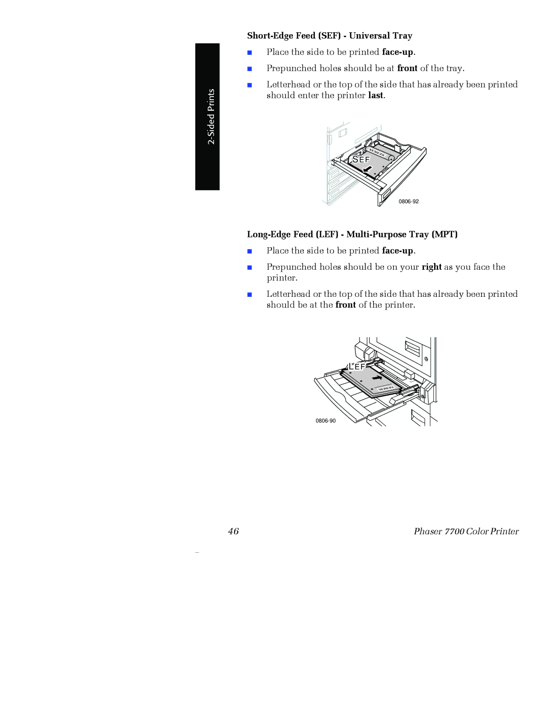 Xerox 7700 manual 0806-90 