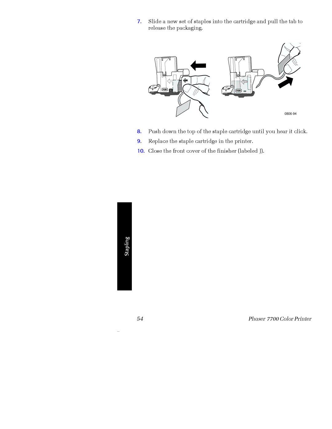 Xerox 7700 manual 0806-94 