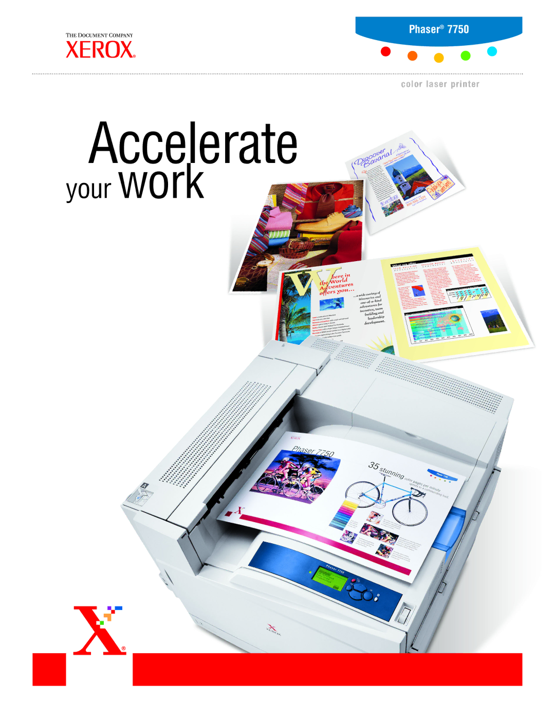 Xerox 7750 manual Accelerate 