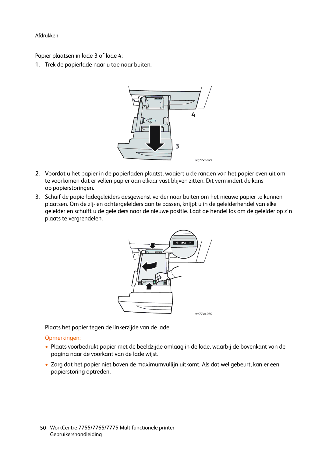 Xerox 7775, 7765, 7755 manual Wc77xx-029 