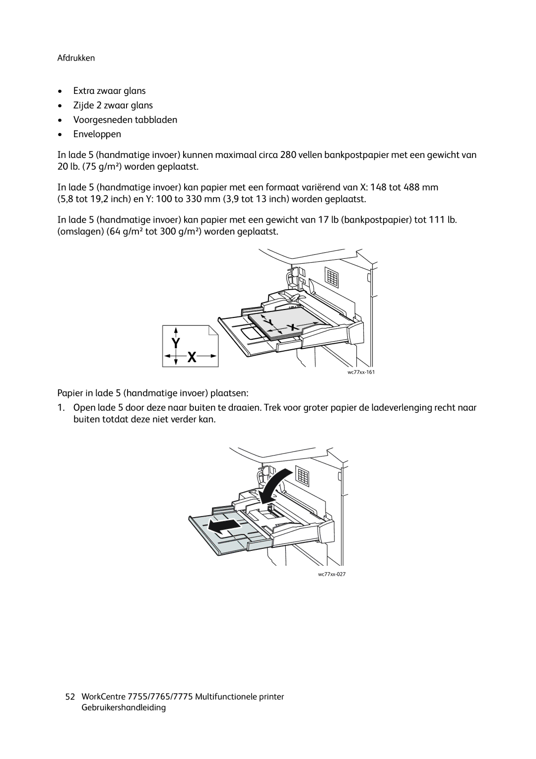 Xerox 7755, 7765, 7775 manual Wc77xx-161 