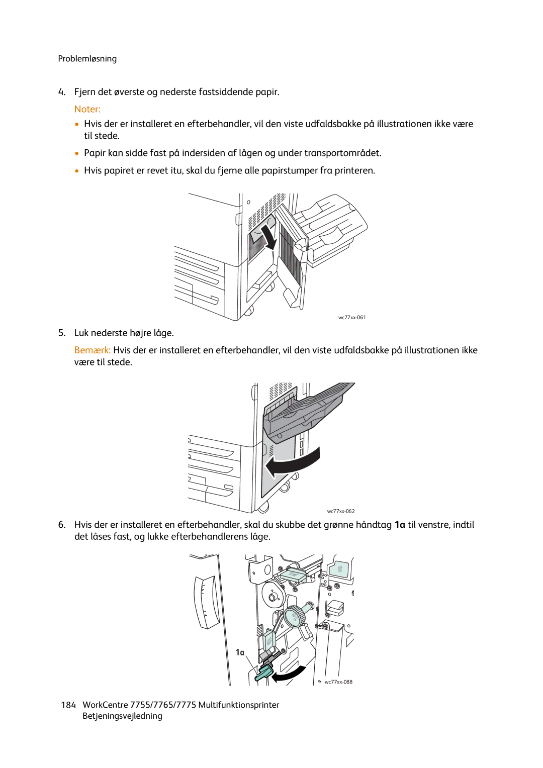 Xerox 7755, 7765, 7775 manual Wc77xx-088 