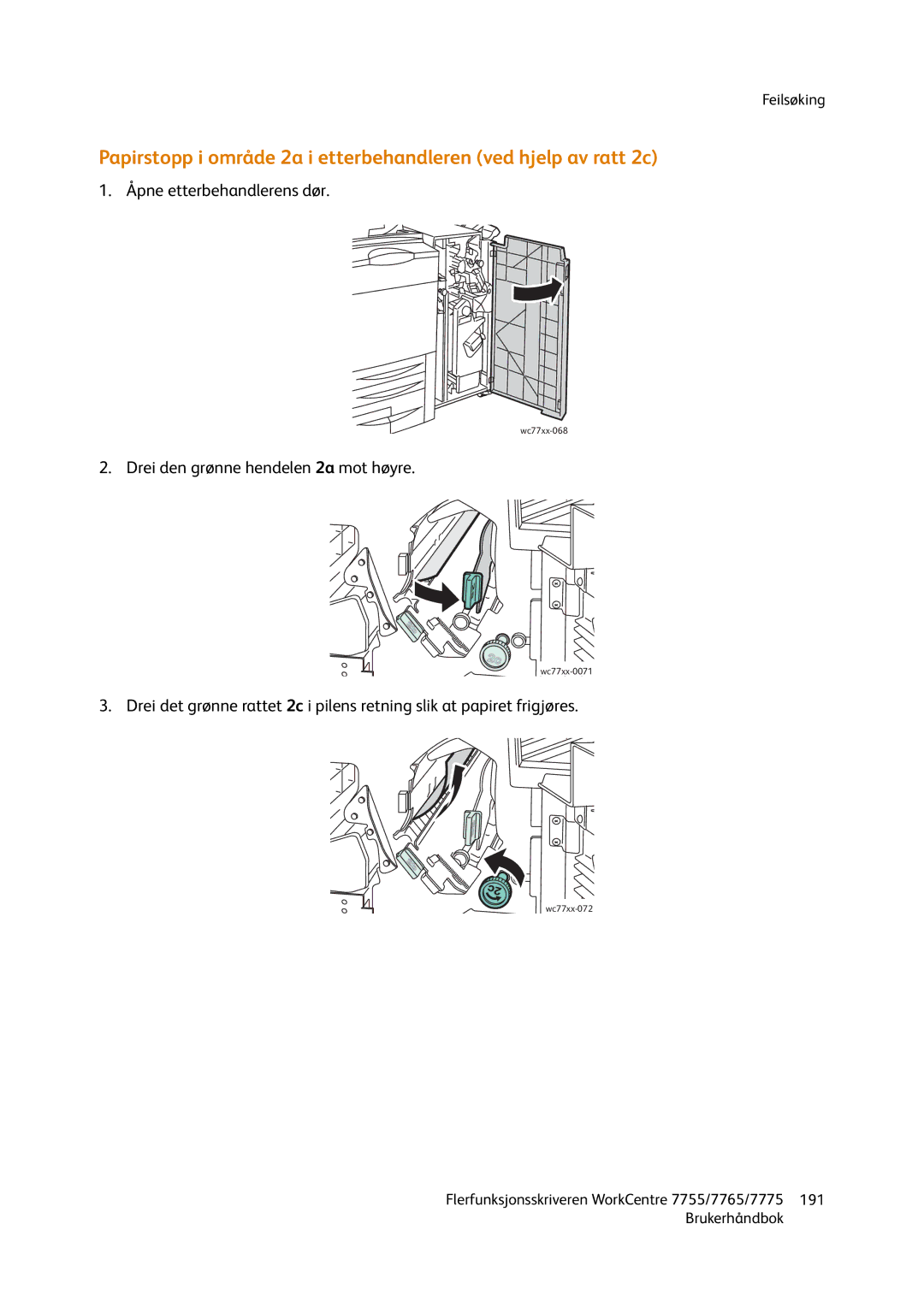 Xerox 755, 7765, 7775 manual 191 