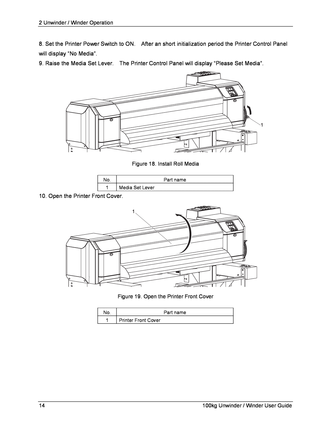 Xerox 8264E, 8254E manual Open the Printer Front Cover 