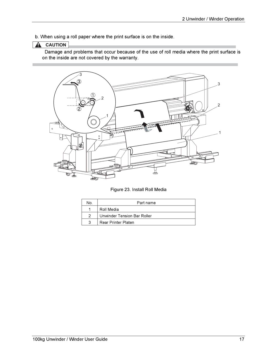 Xerox 8254E, 8264E manual Install Roll Media 