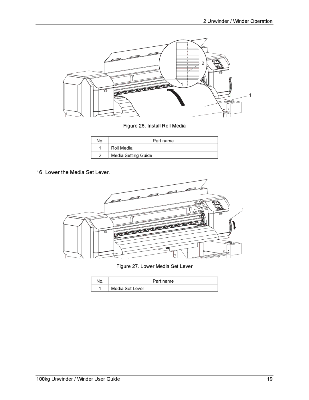 Xerox 8254E, 8264E manual Lower the Media Set Lever 