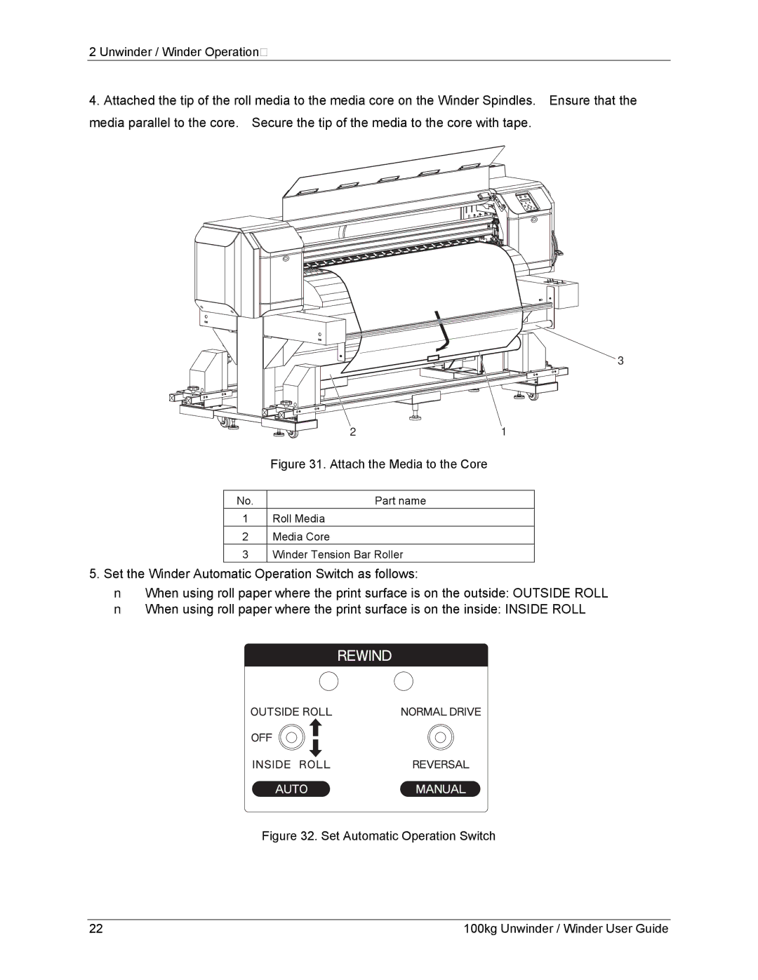 Xerox 8264E, 8254E manual Attach the Media to the Core 