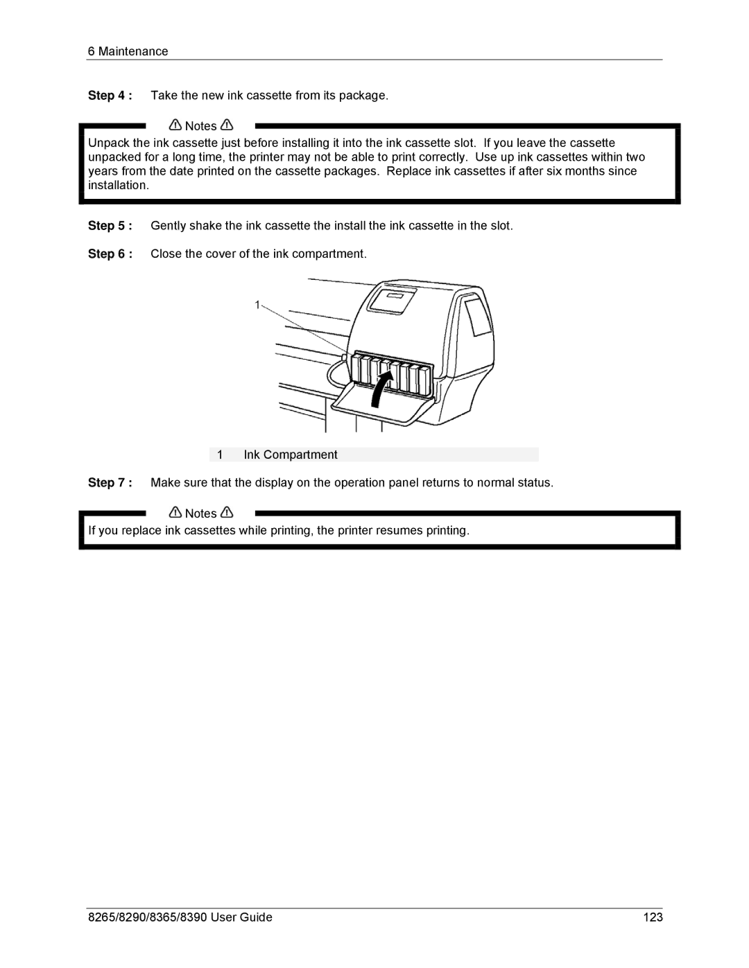 Xerox 8365, 8290, 8265, 8390 manual 