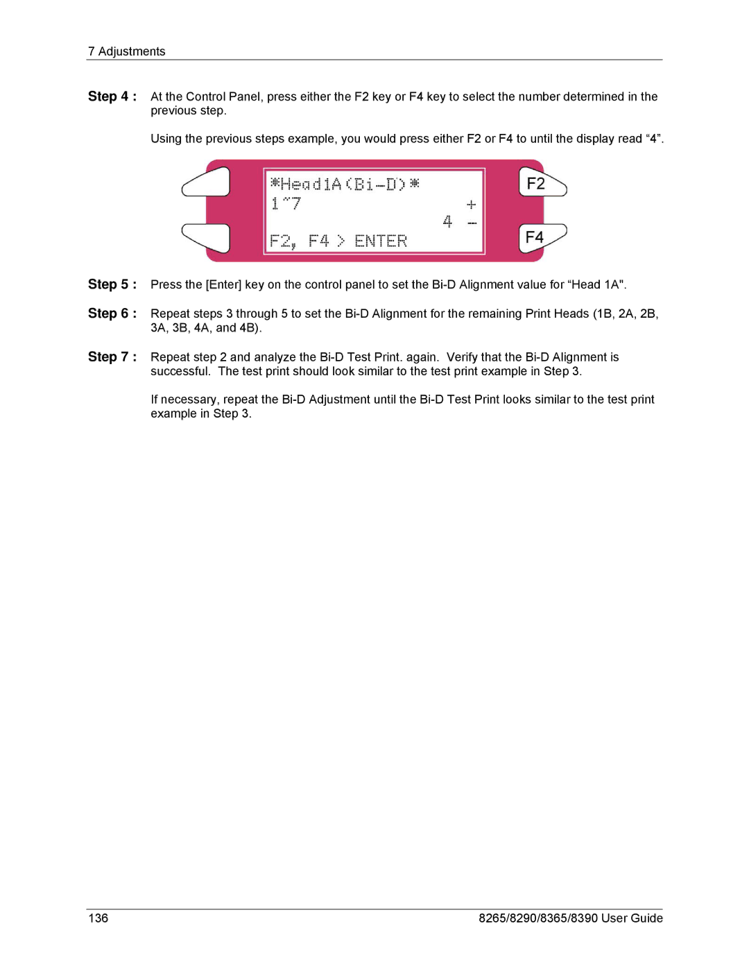 Xerox 8290, 8265, 8390, 8365 manual 