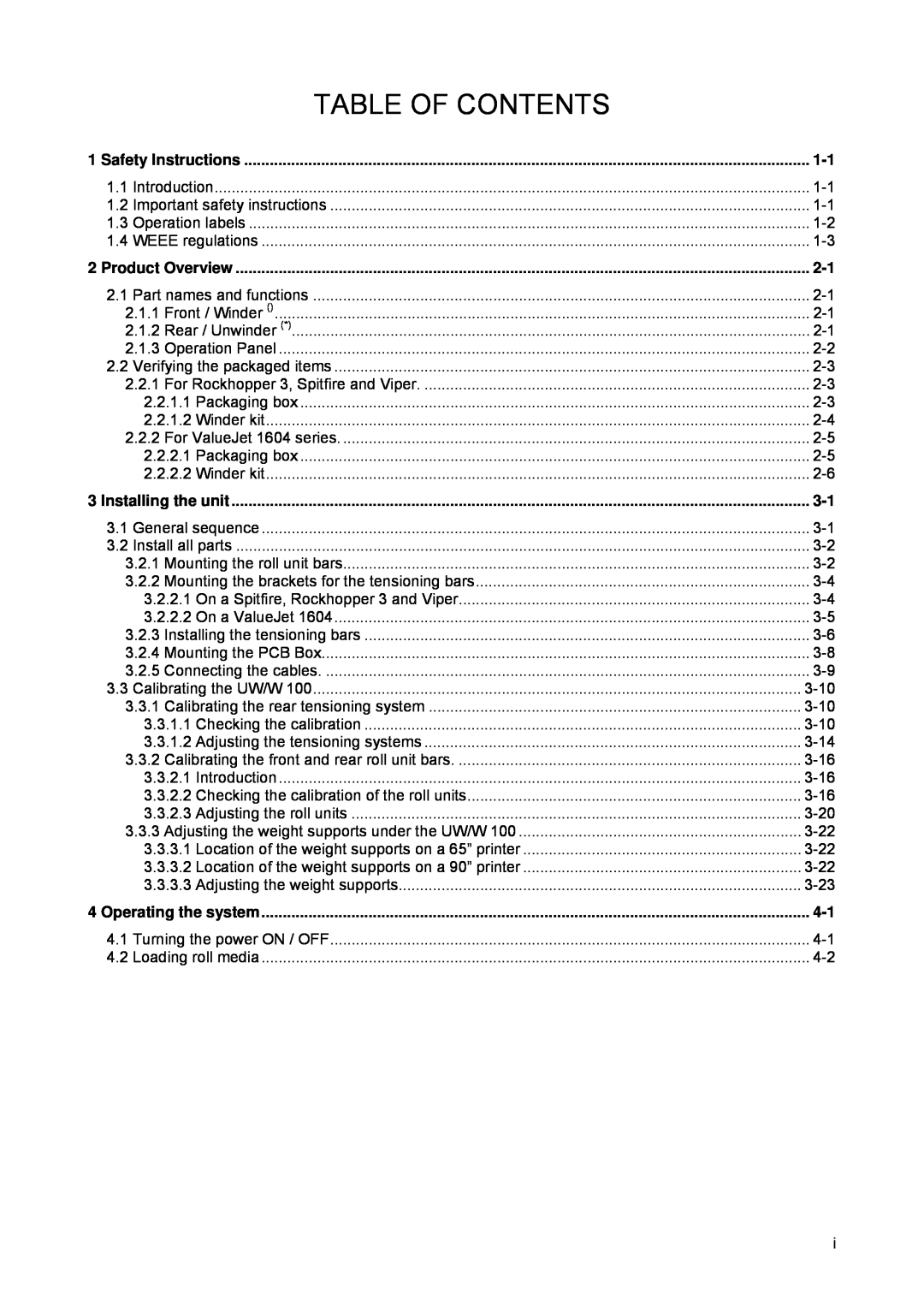 Xerox 83xx, 82xx manual Table Of Contents, 3-159H, 4-18 H 