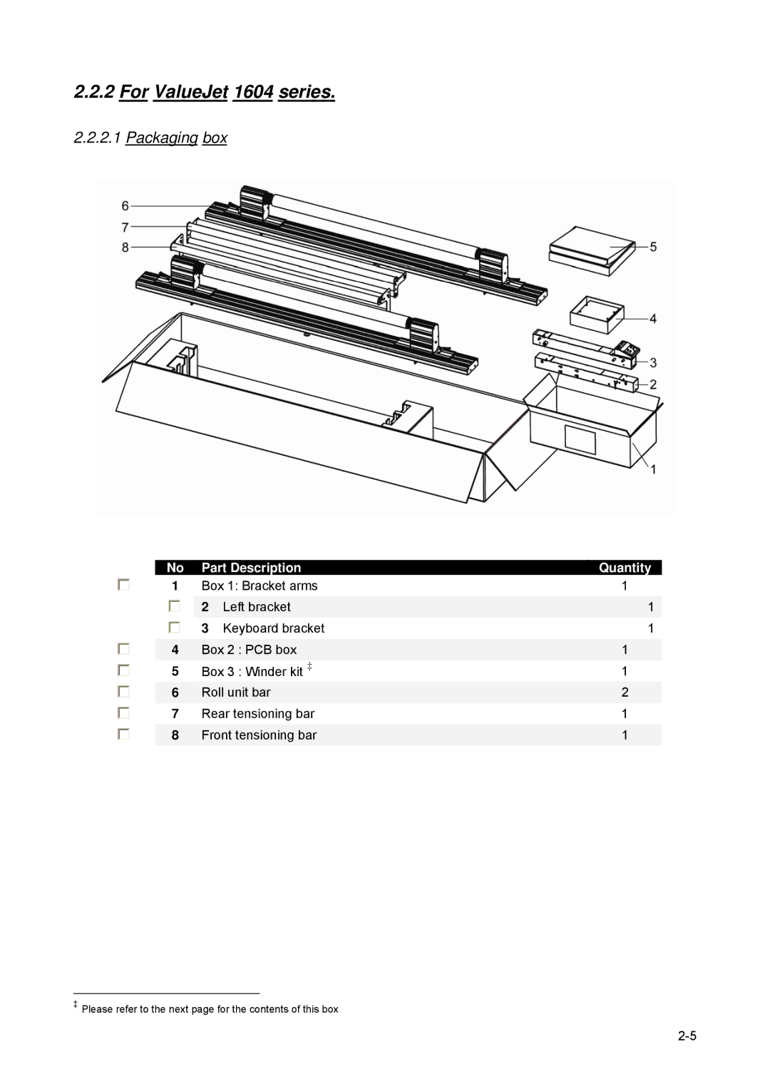 Xerox 83xx, 82xx manual For ValueJet 1604 series 