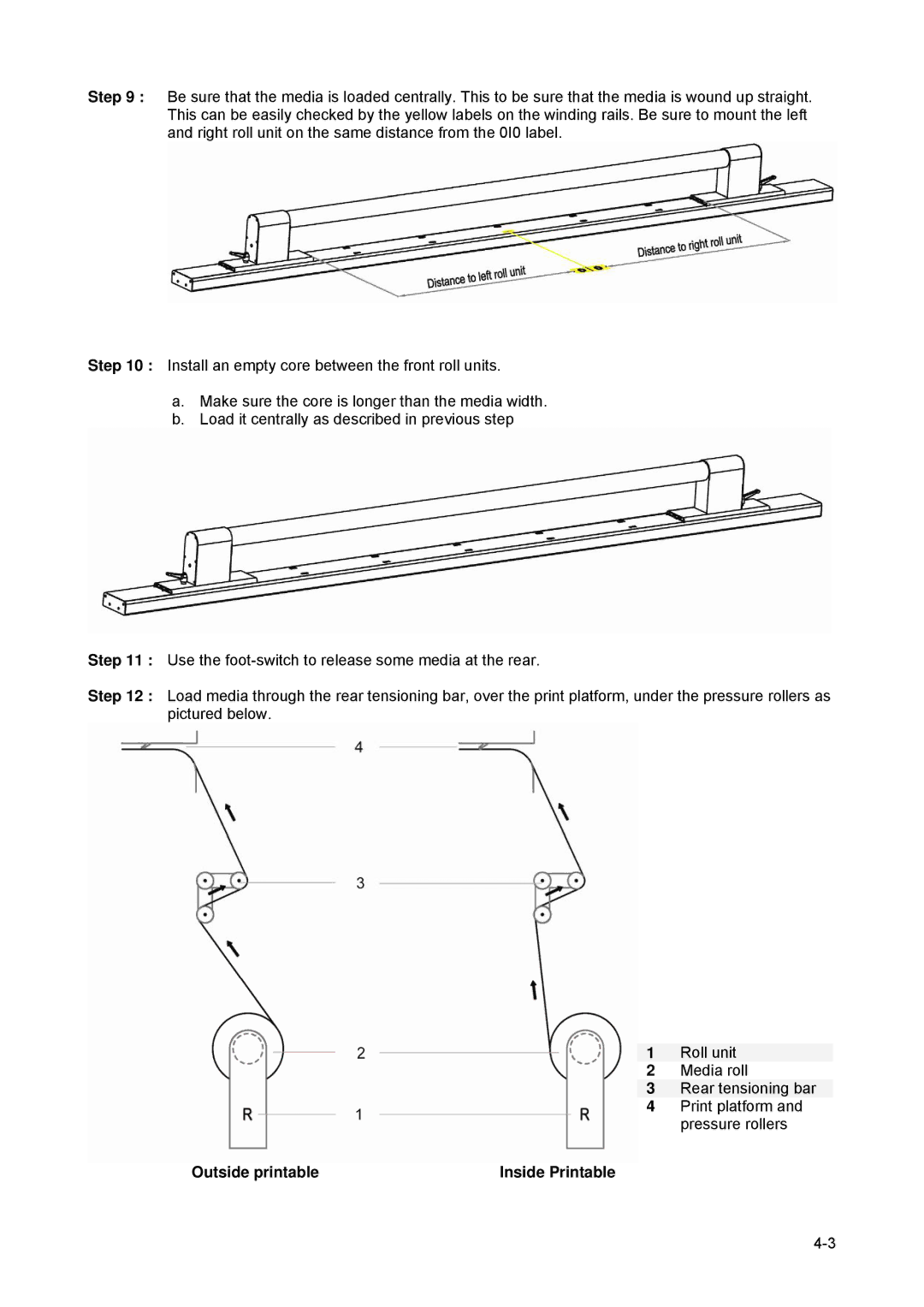 Xerox 83xx, 82xx manual Outside printable Inside Printable 