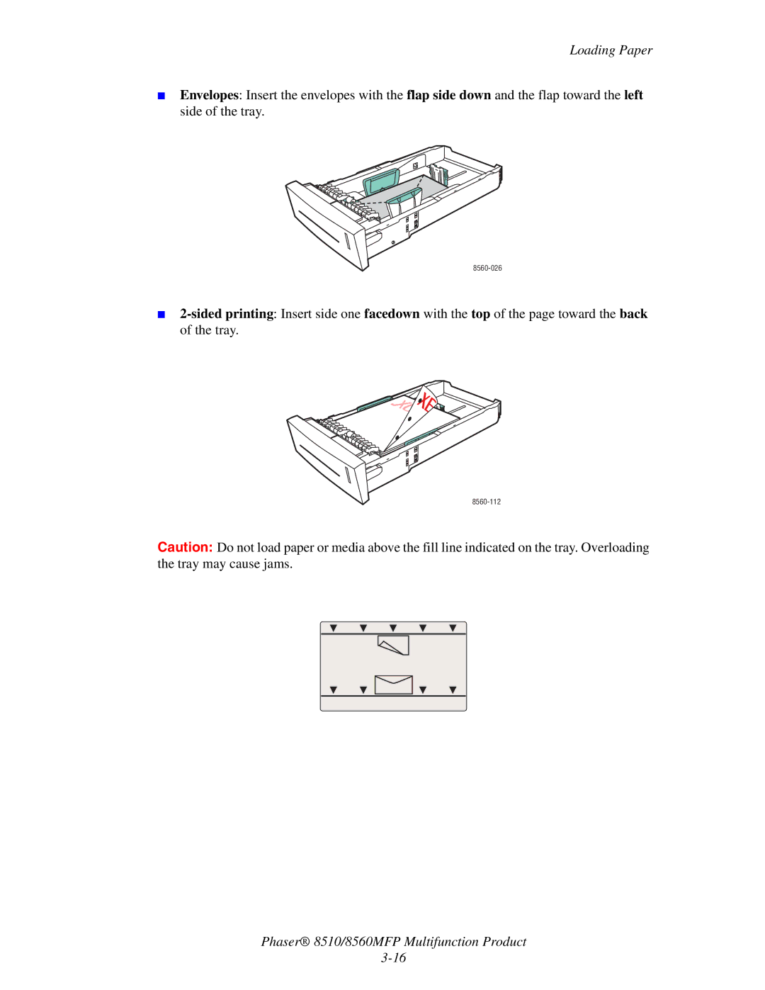 Xerox 8510 manual 8560-026 