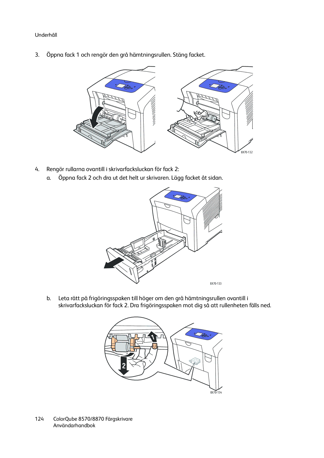 Xerox 8570 / 8870 manual 8X70-132 