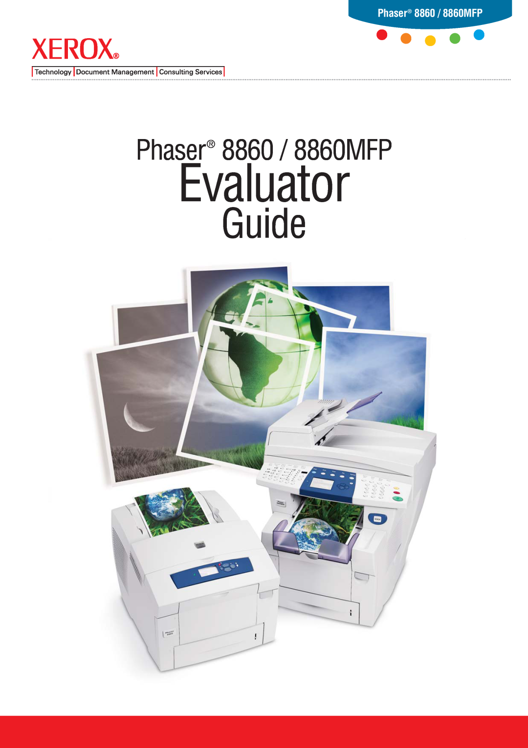 Xerox manual Phaser 8860 / 8860MFP, Evaluator, Guide 