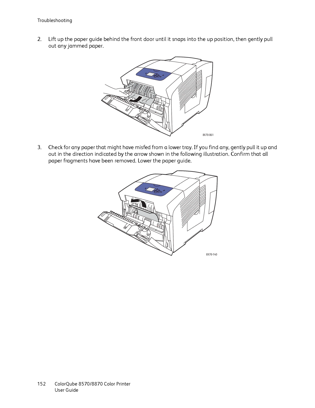 Xerox 8870, 8570 manual 8X70-061 