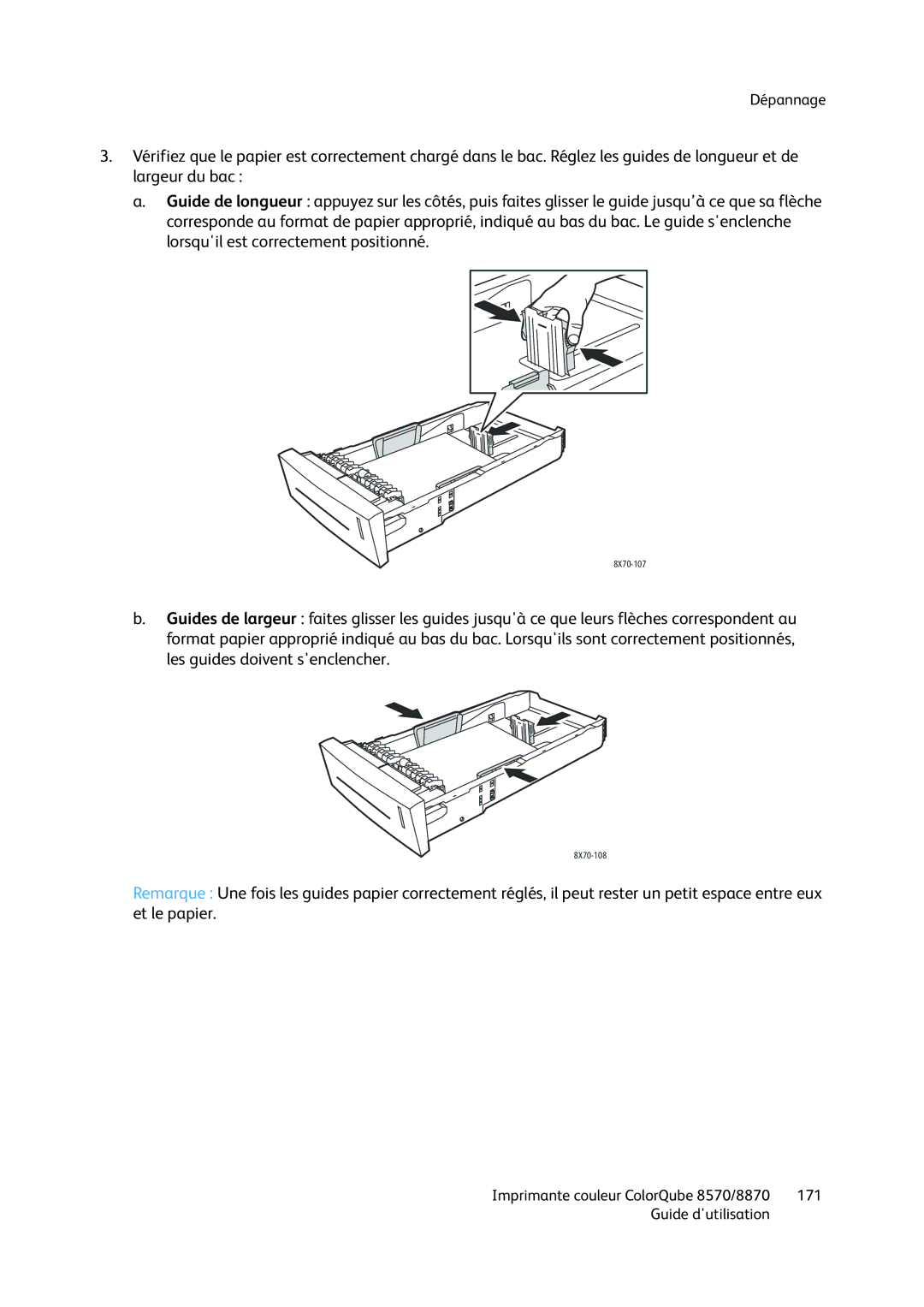 Xerox 8570, 8870 manual 8X70-107 