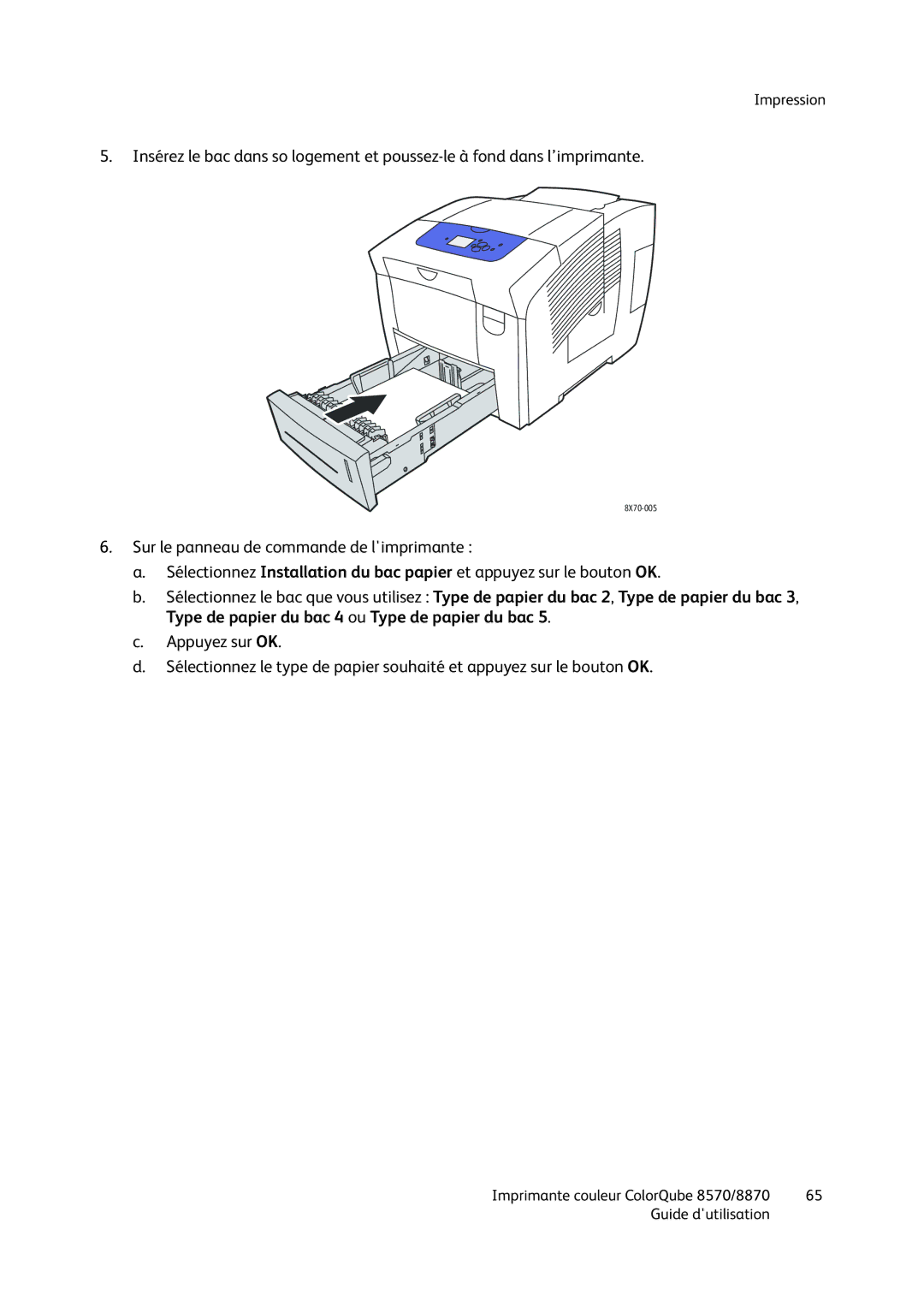 Xerox 8570, 8870 manual 8X70-005 