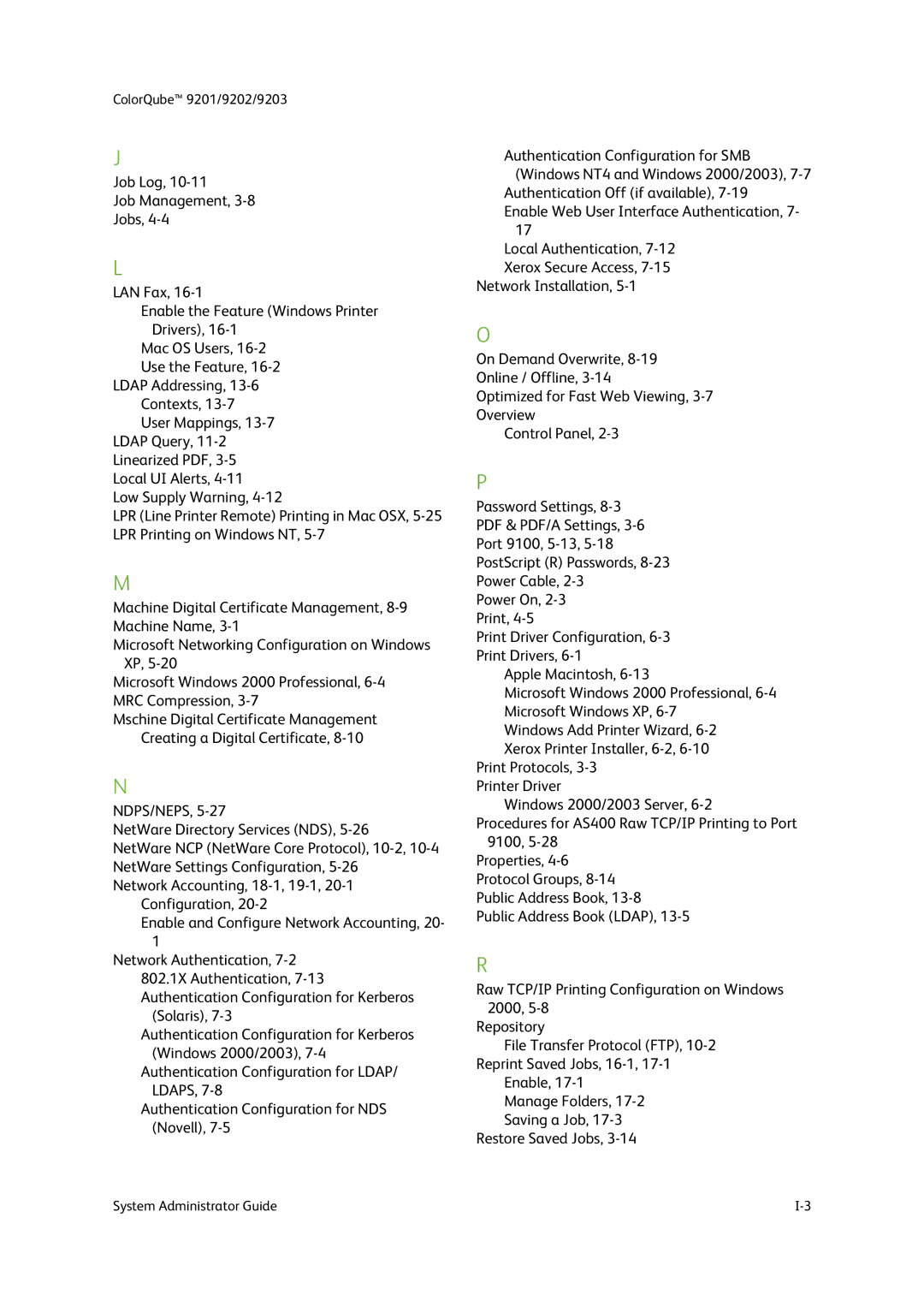 Xerox 9201, 9202, 9203 manual Ndps/Neps 