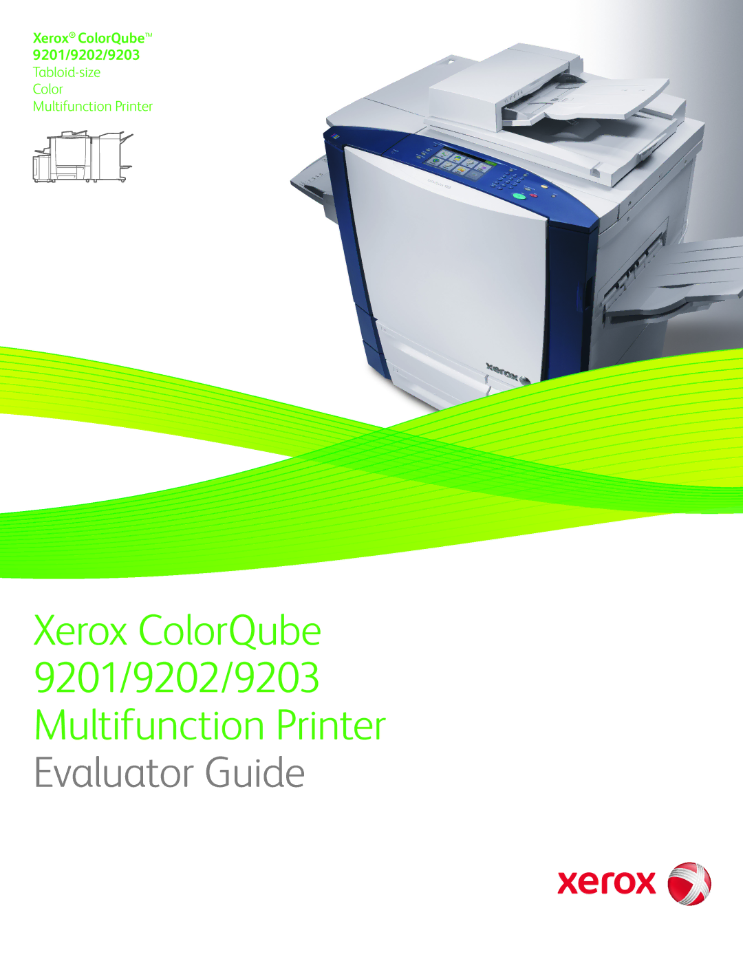 Xerox manual ColorQubeTM 9201/9202/9203 