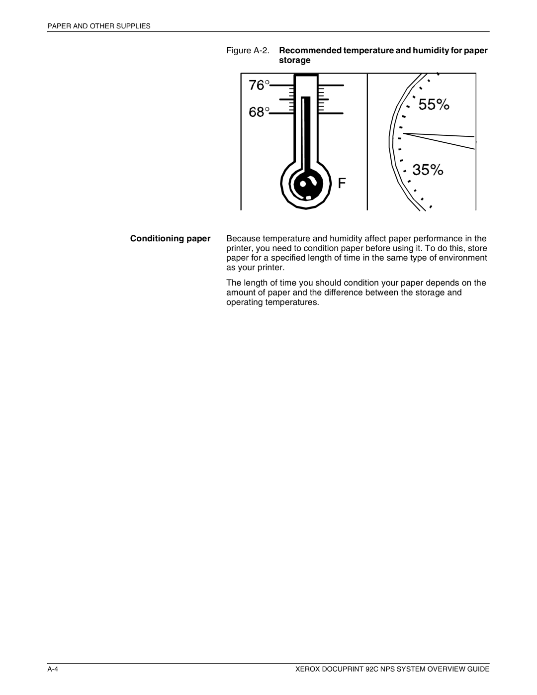 Xerox 92C NPS manual Paper and Other Supplies 