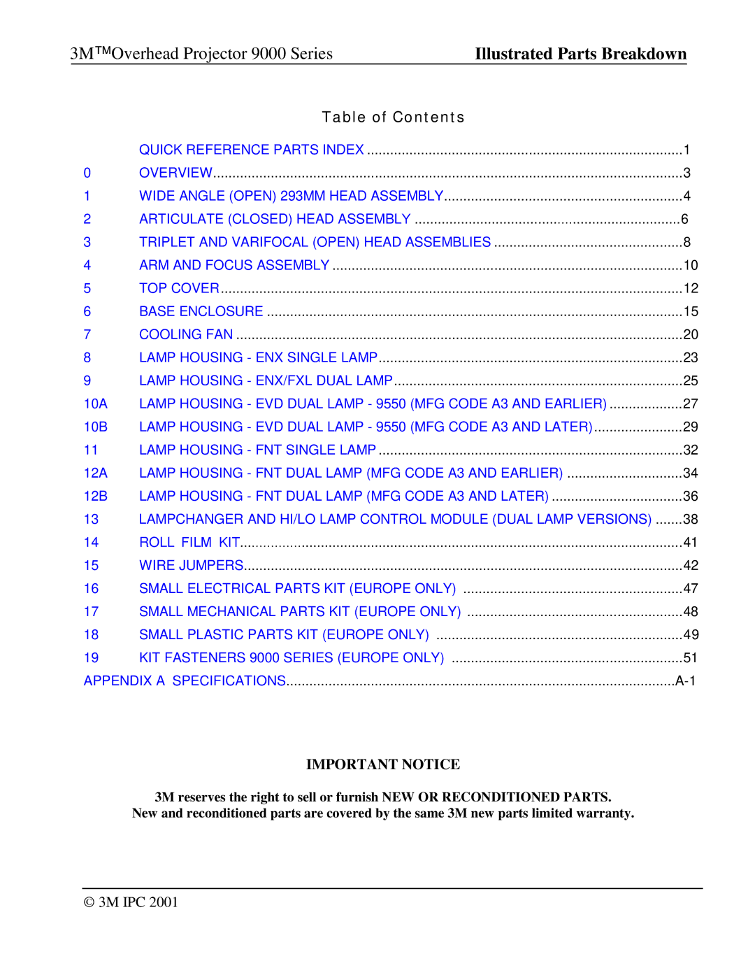 Xerox 9085, 9550, 9075, 9080, 9076, 9050, 9040, 9100, 9070, 9061, 9200, 9400, 9060 manual Illustrated Parts Breakdown 