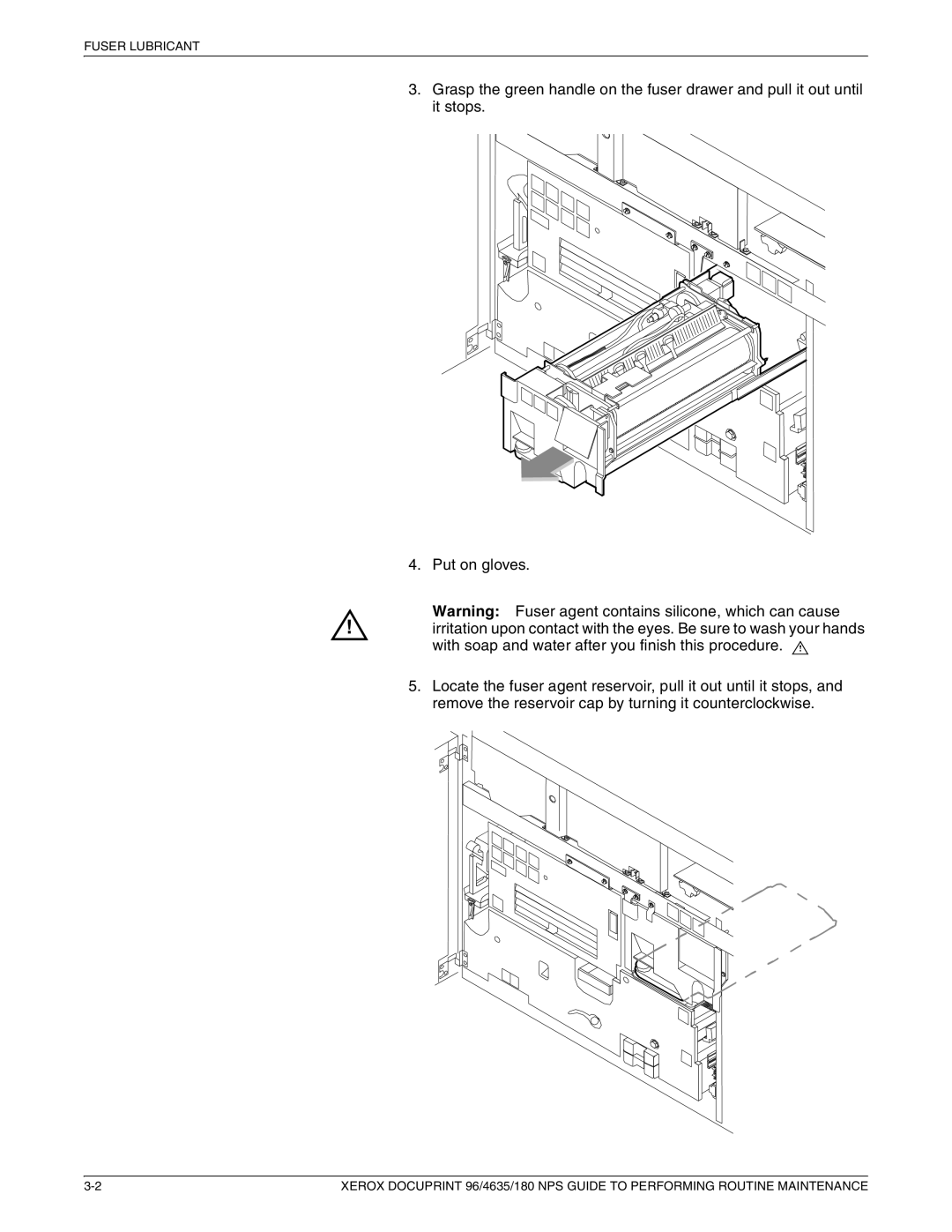 Xerox 96 manual Fuser Lubricant 